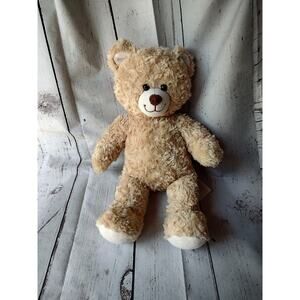 Build A Bear Tan Teddy Bear Plush BAB Happy Hugs Swirl Fur 17"
